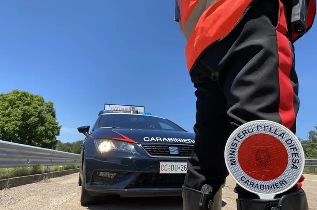 Una pattuglia di carabinieri in Ogliastra