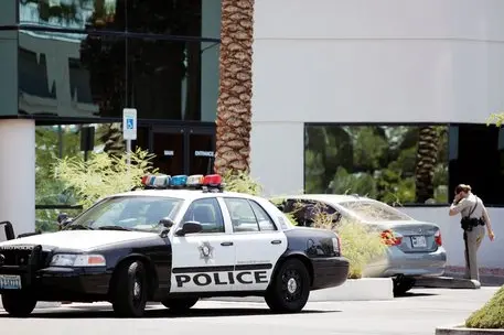 Polizia americana (immagine simbolo, foto Ansa)