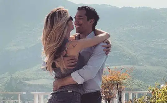 Elena Santarelli e Bernardo Corradi