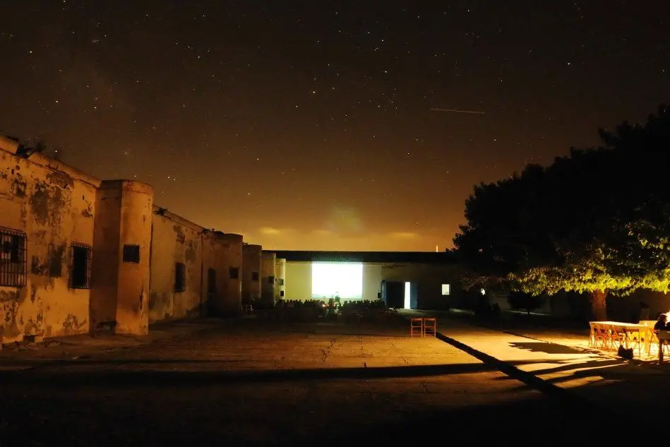Il cortile dell'ex supercarcere di Fornelli