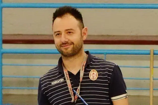 Marco Placido, allenatore della Pallavolo Olbia (foto Liliana Fornasier)