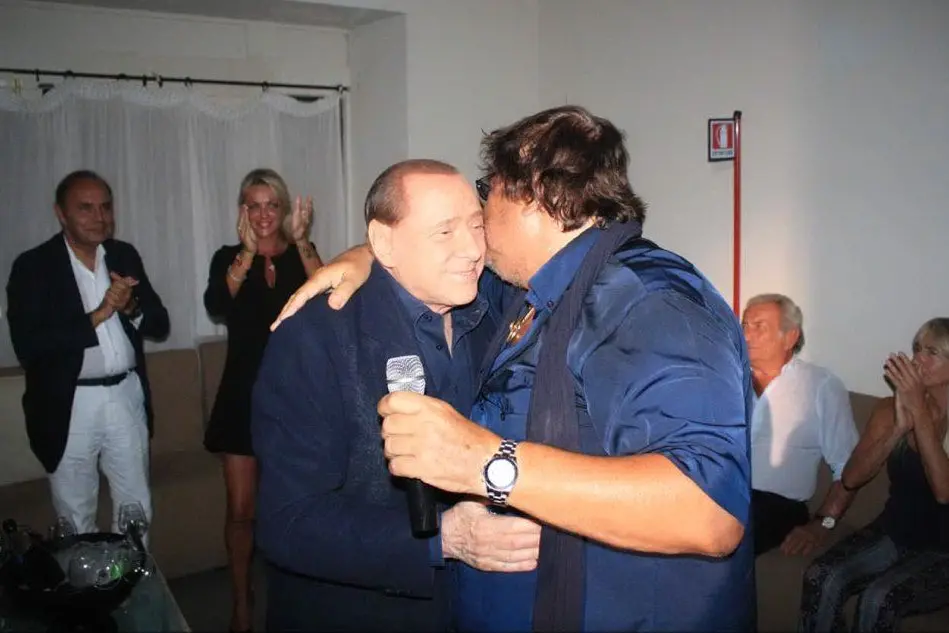 Silvio Berlusconi e Umberto Smaila