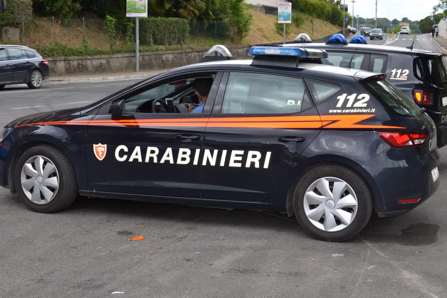 Auto dei carabinieri (foto concessa)