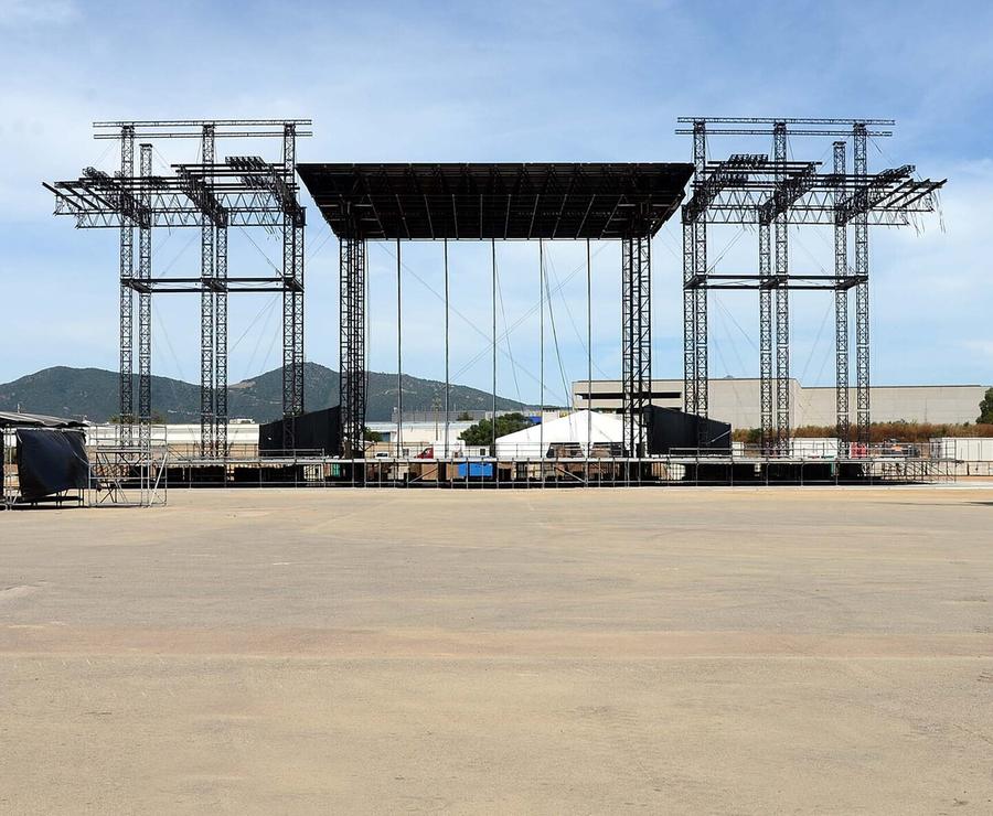 Maxi evento, centro operativo in Comune