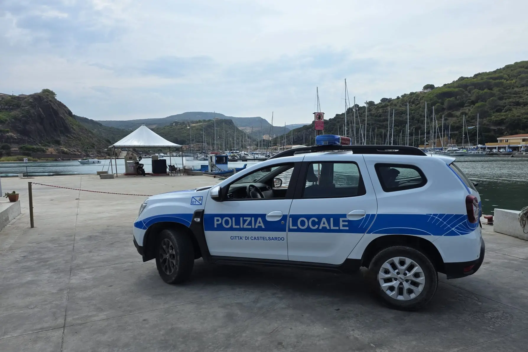Polizia locale a Castelsardo (foto concessa)