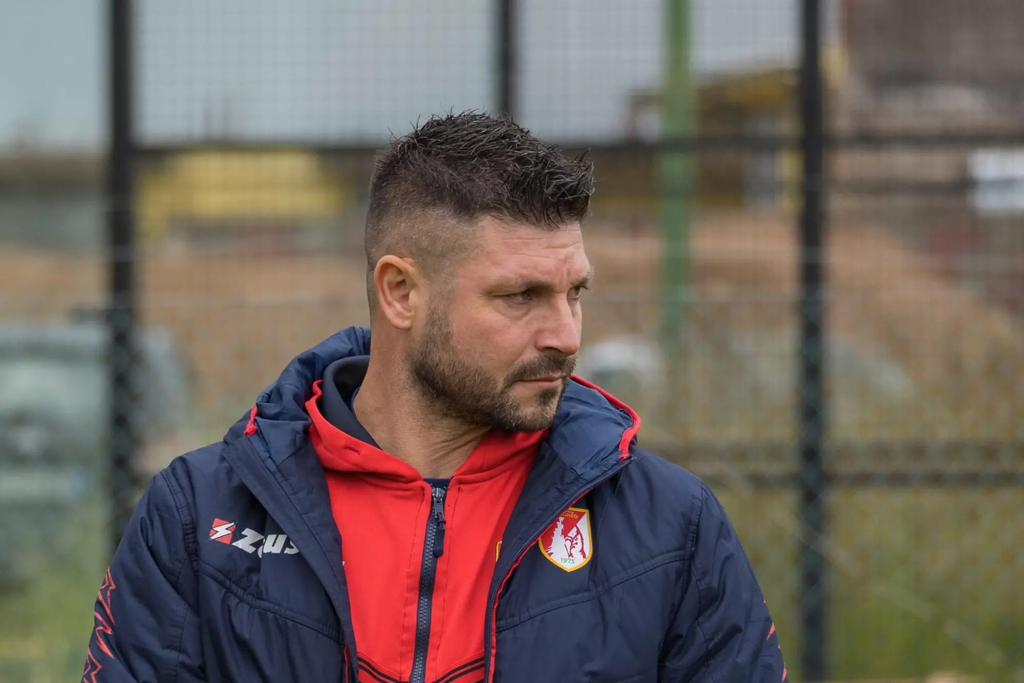 Nella foto l'ormai ex allenatore del Samugheo Giorgio Ferraro (foto concessa)