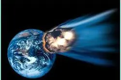 Un asteroide in viaggio verso la Terra in una ricostruzione grafica (archivio)