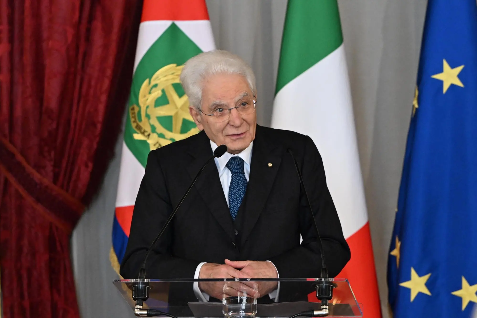 Sergio Mattarella (Ansa)