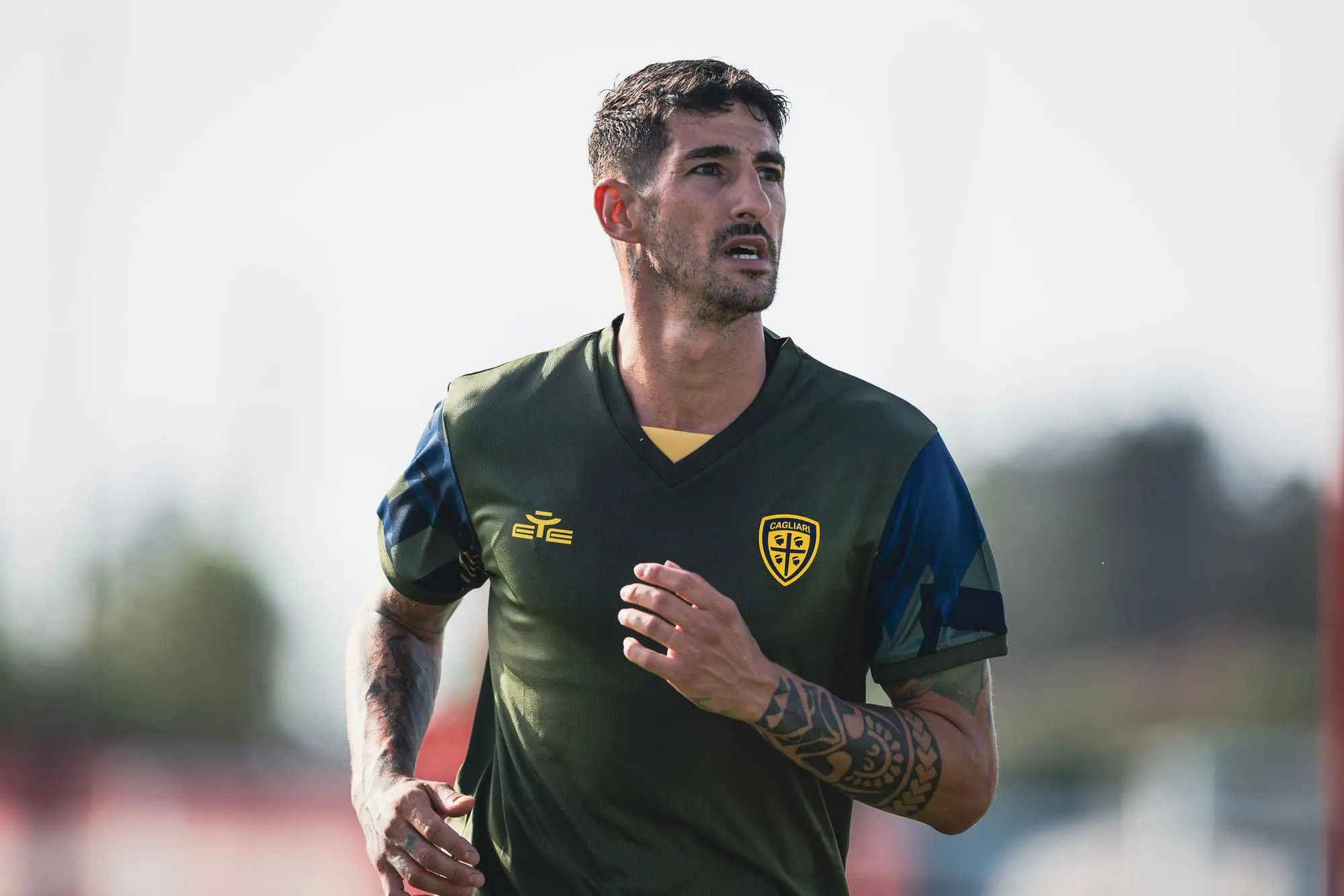 Alessandro Deiola, capitano del Cagliari (foto Valerio Spano)