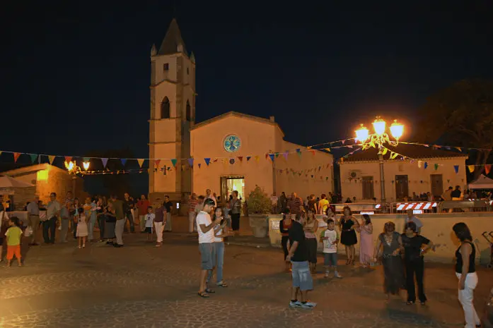 Il centro abitato di Baradili (foto concessa dal Comune di Baradili)
