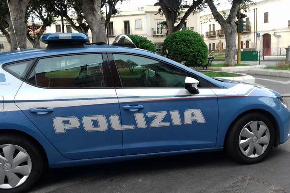 Polizia a Cagliari (Archivio L'Unione Sarda)