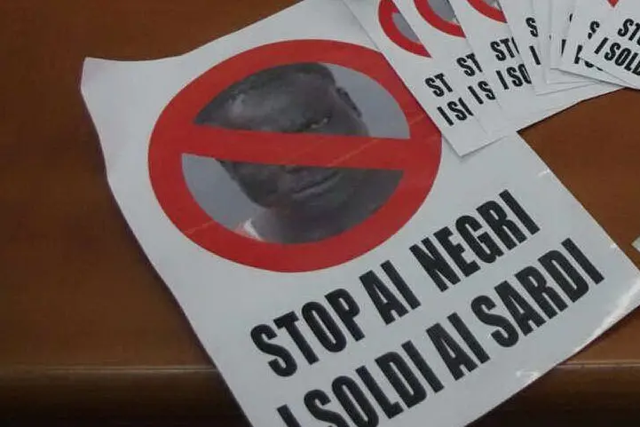 I manifesti affissi a Villacidro