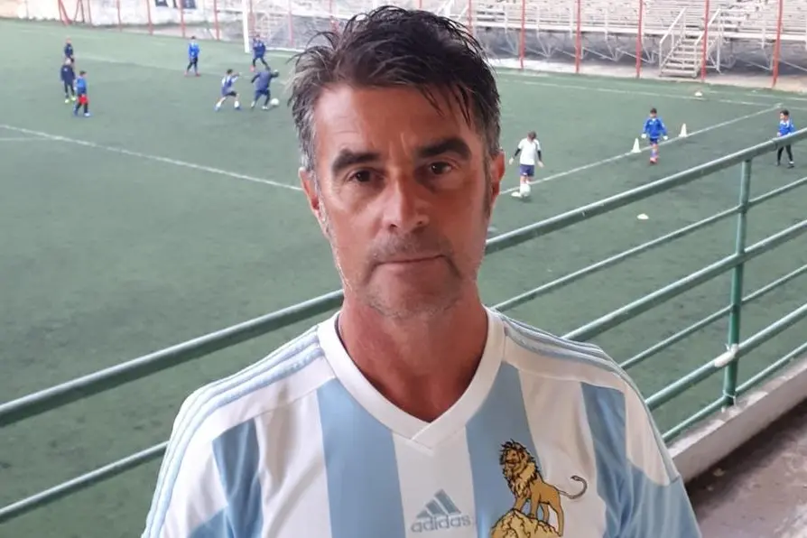 L'allenatore Sandro Acciaro (foto L'Unione Sarda - Tellini)