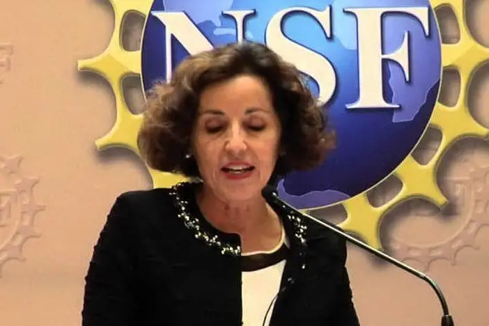 France Córdova, presidente NSF (foto da YouTube)