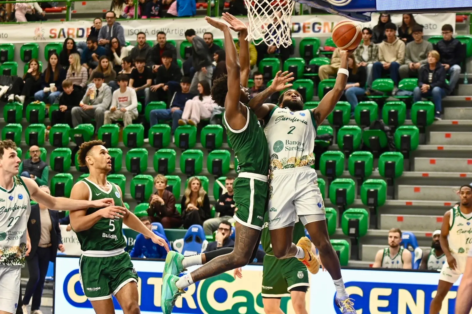 Marshall della Dinamo contro Lisbona - Sassari - foto Gloria Calvi 04.11.2025