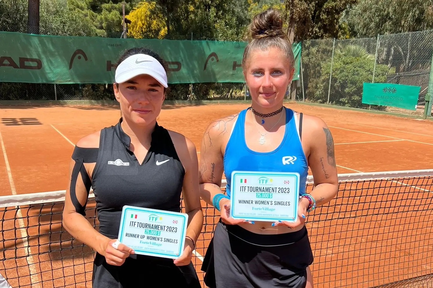 Premiazione per Miriam Bianca Bulgaru e Andreea Prisacariu (Foto concessa)