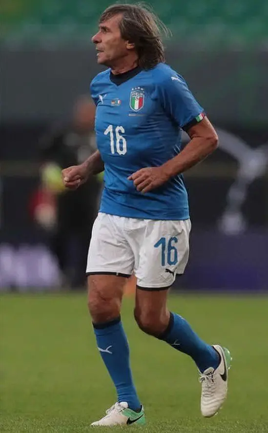 Il suo predecessore con l'Italia e in maglia giallorossa: Bruno Conti