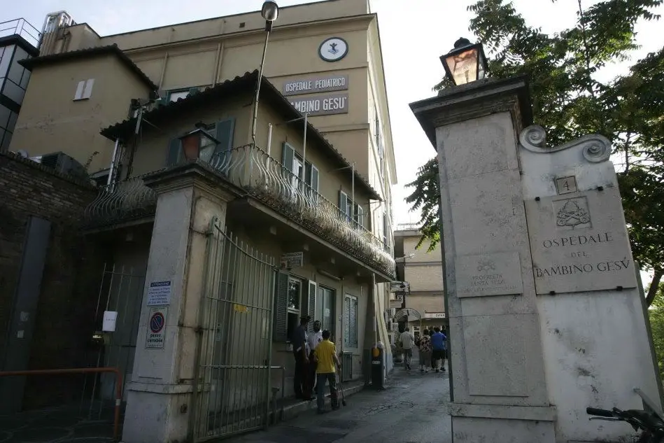 L'ospedale Bambino Gesù (Ansa)