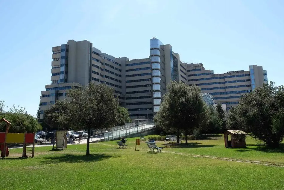 L'ospedale Brotzu a Cagliari