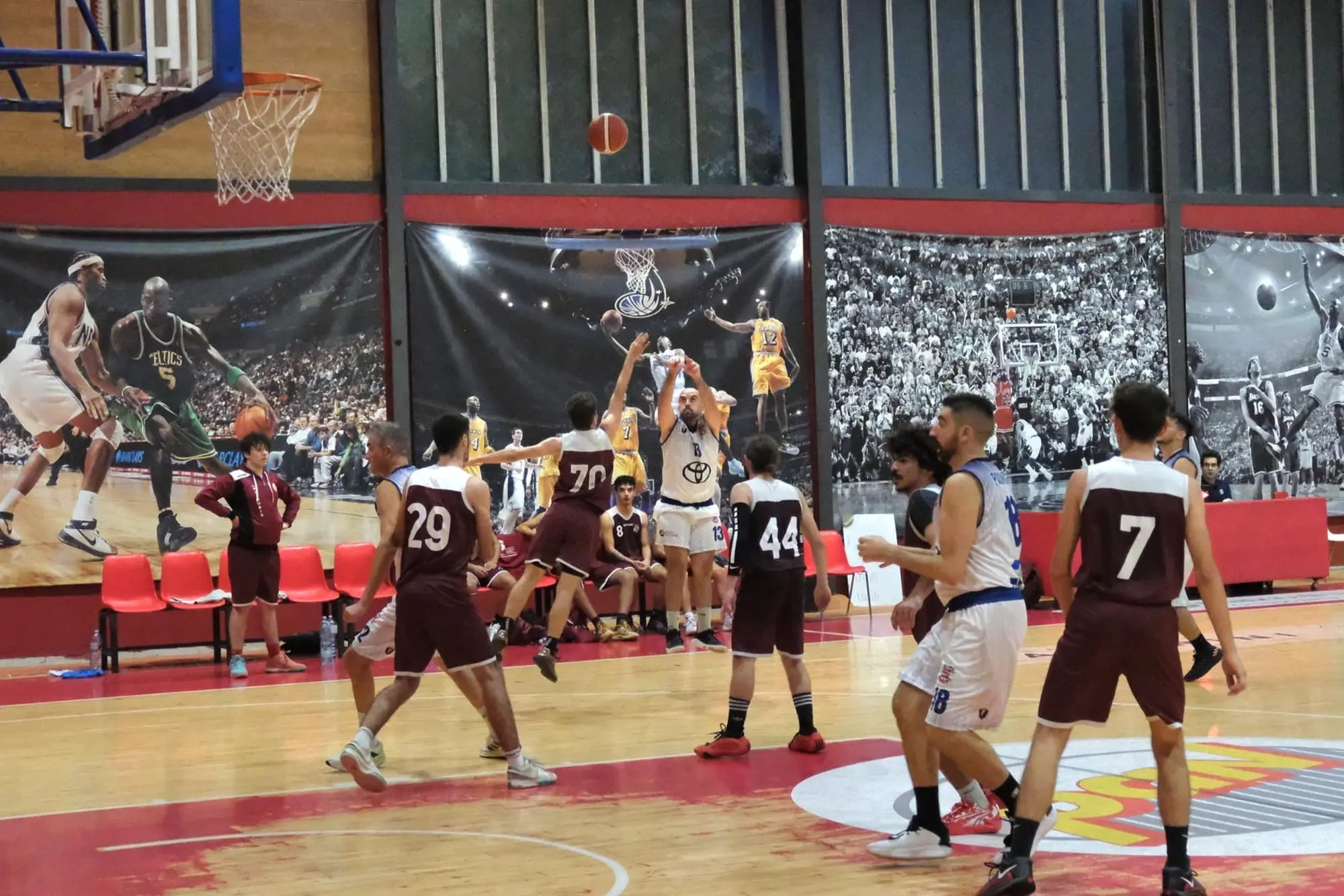Un'immagine della sfida di Divisione Regionale 2 tra Cagliari Basket e Marrubiu (foto concessa)