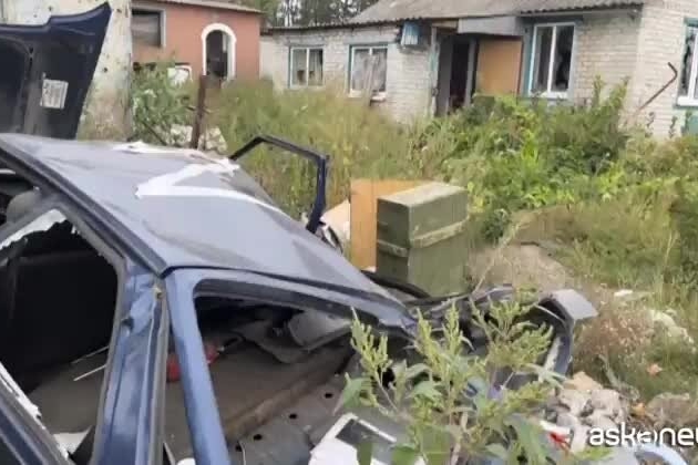I villaggi abbandonati dai russi in rotta nell'Est dell'Ucraina