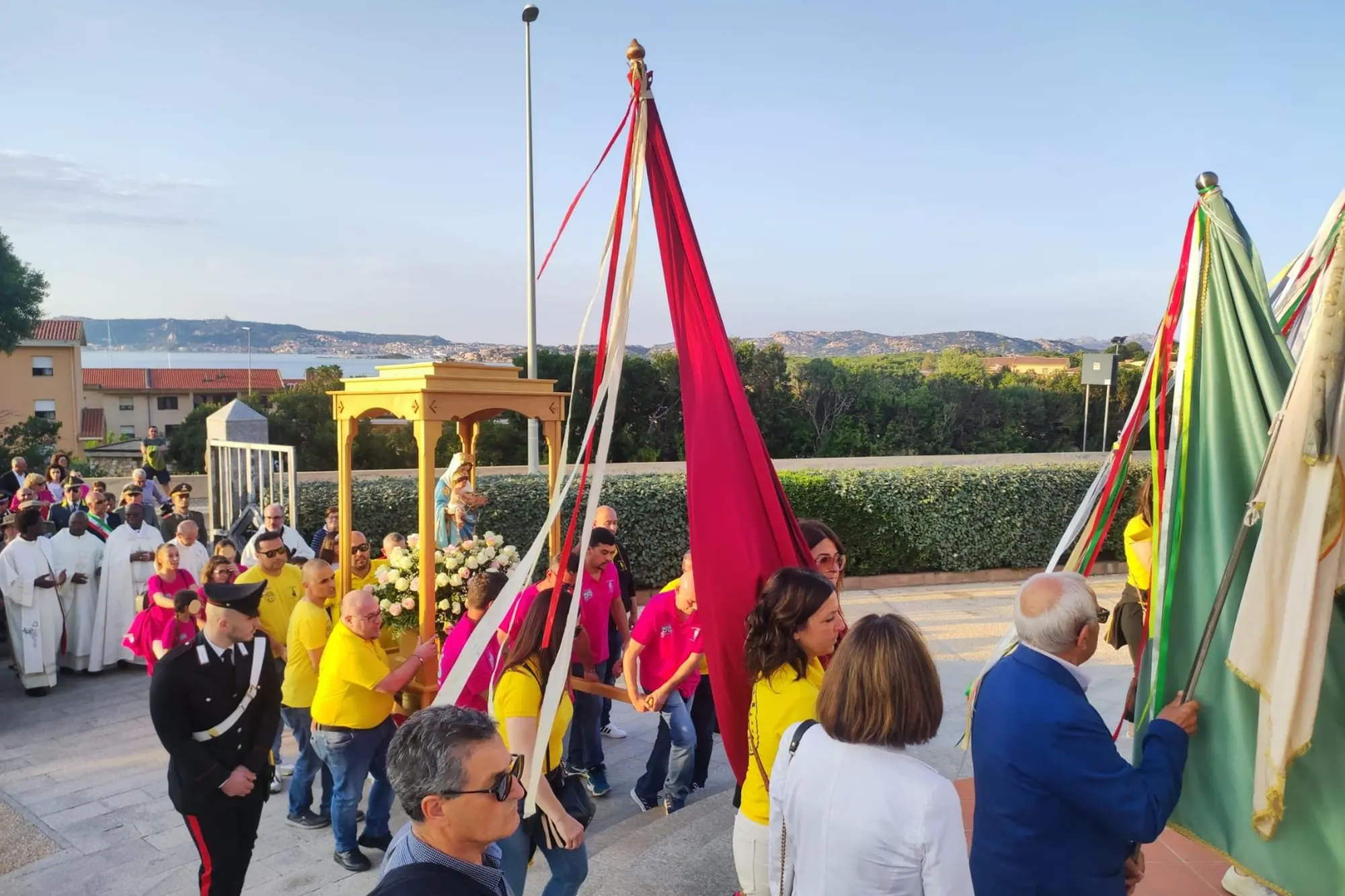 Un momento della festa patronale (Foto Ronchi)