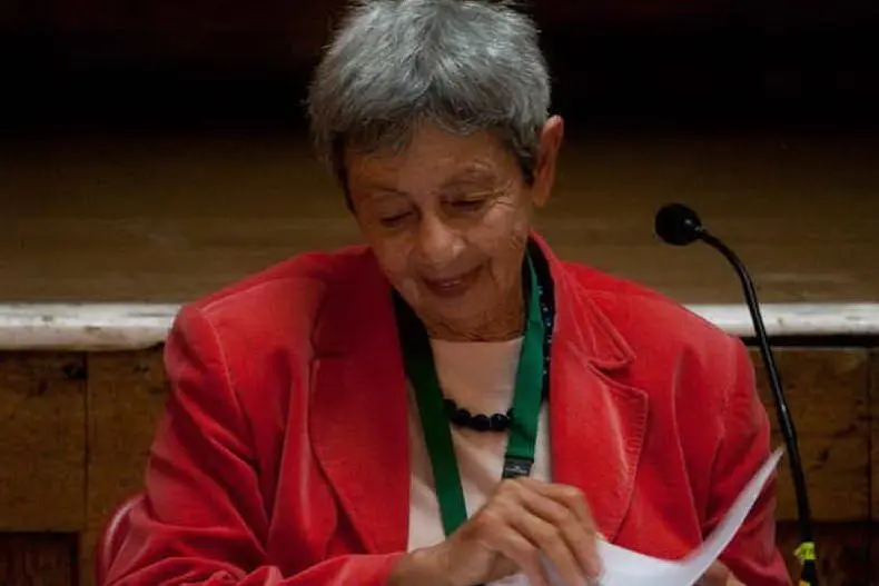 La scrittrice Vera Pegna (foto Mariangela Pala)