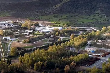 Uno scorcio dello stabilimento