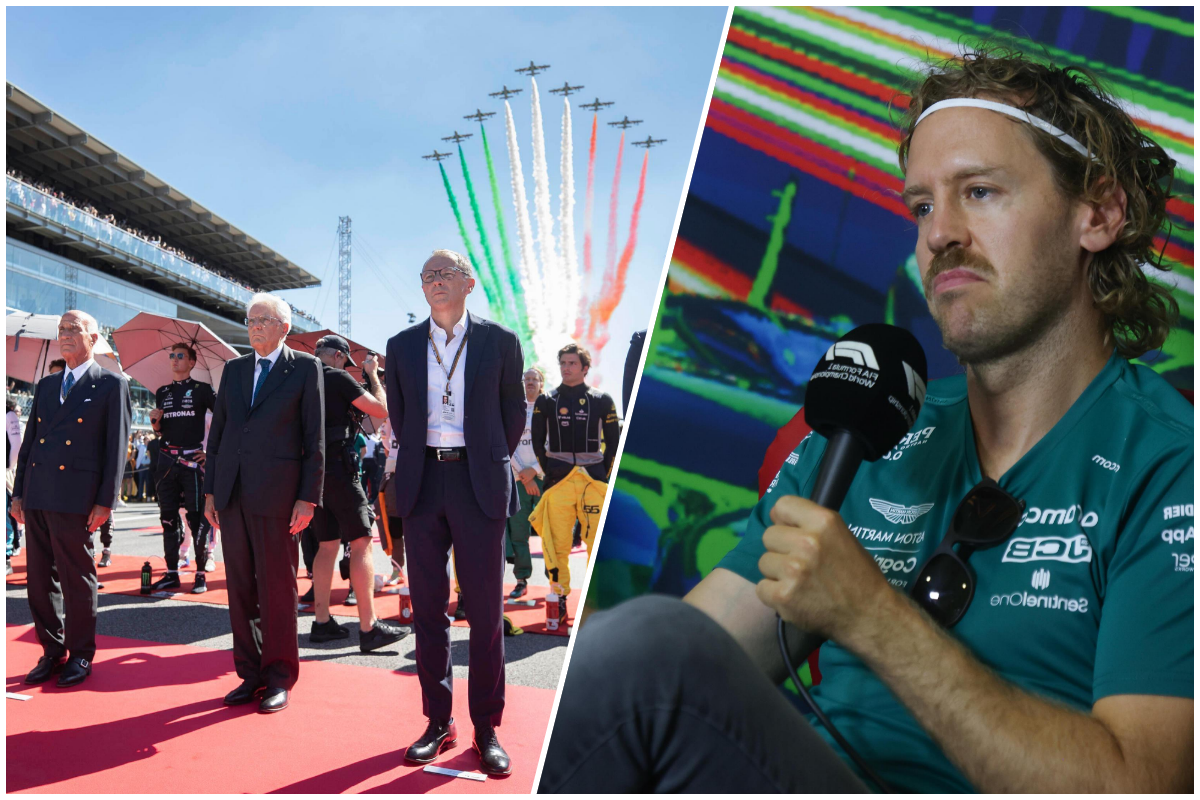Frecce Tricolori a Monza, Vettel al veleno contro Mattarella: “È un egoista”