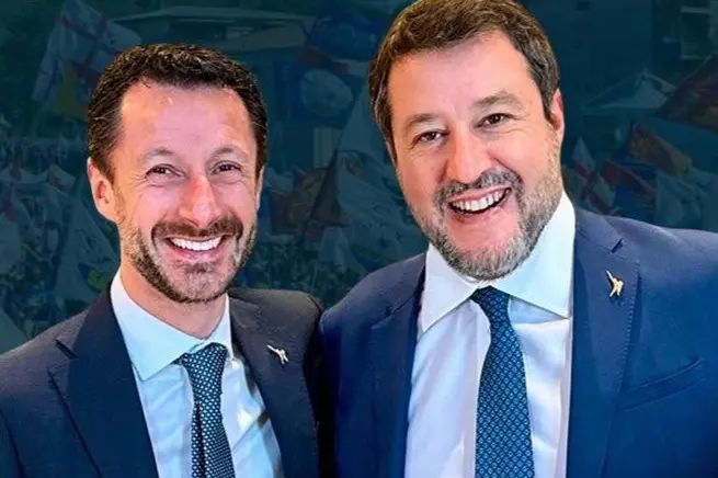 Alberto Di Rubba e Matteo Salvini