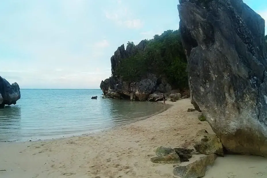 L'isola di Sabitang Laya nelle Filippine