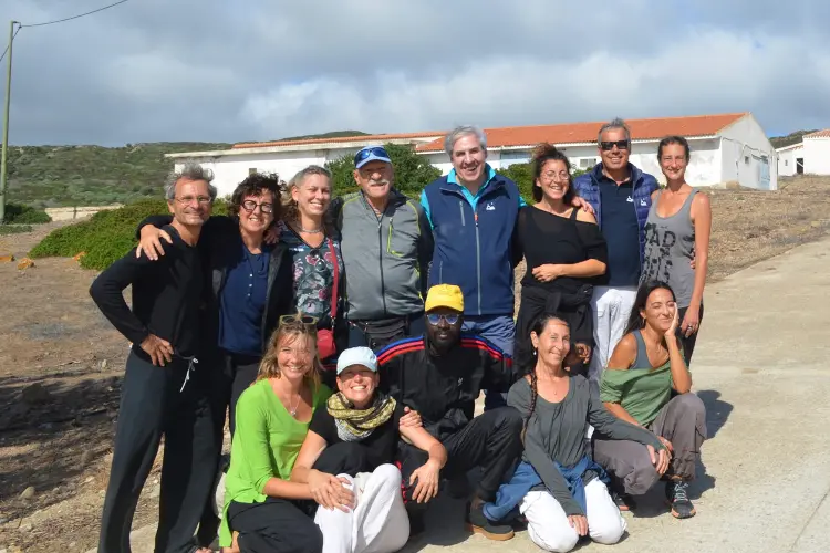 I componenti Overlap all'Asinara (foto concessa)
