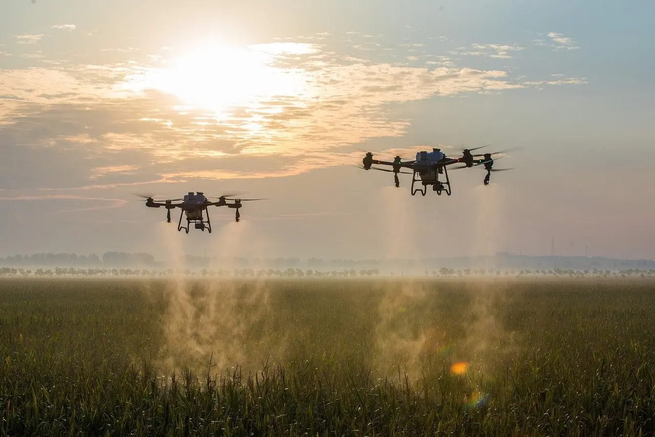 Droni usati in agricoltura (foto concessa)