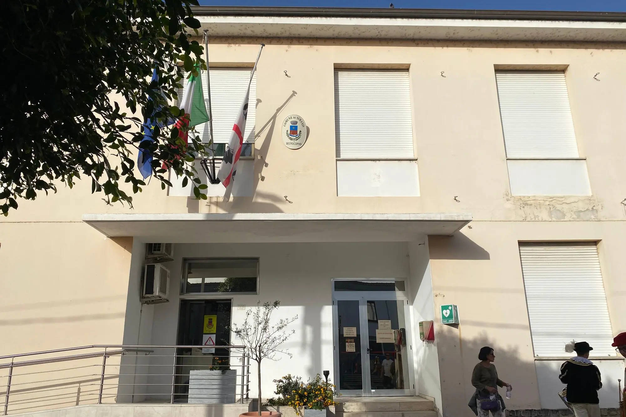 Il Comune di Simaxis (foto Sara Pinna)