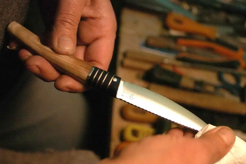 Un coltello artigianale