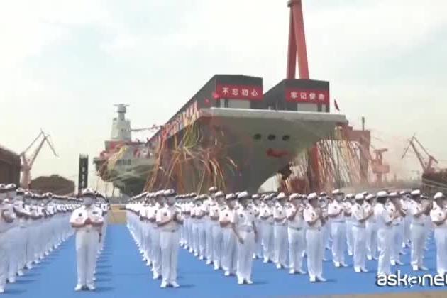 Cina, il varo della Fujian: la terza portaerei di Pechino