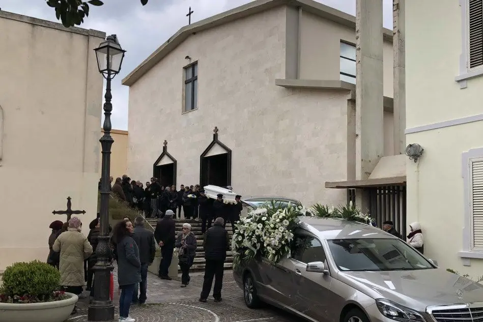 I funerali di Maurizio Congiu