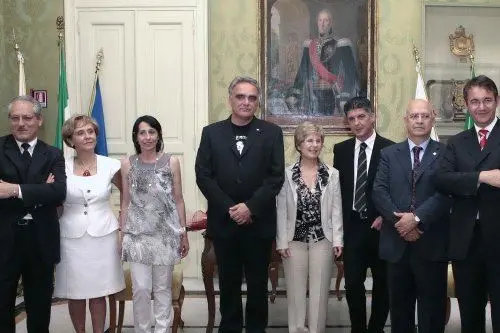 La nuova Giunta della Provincia di Cagliari. Foto di Giuseppe Ungari