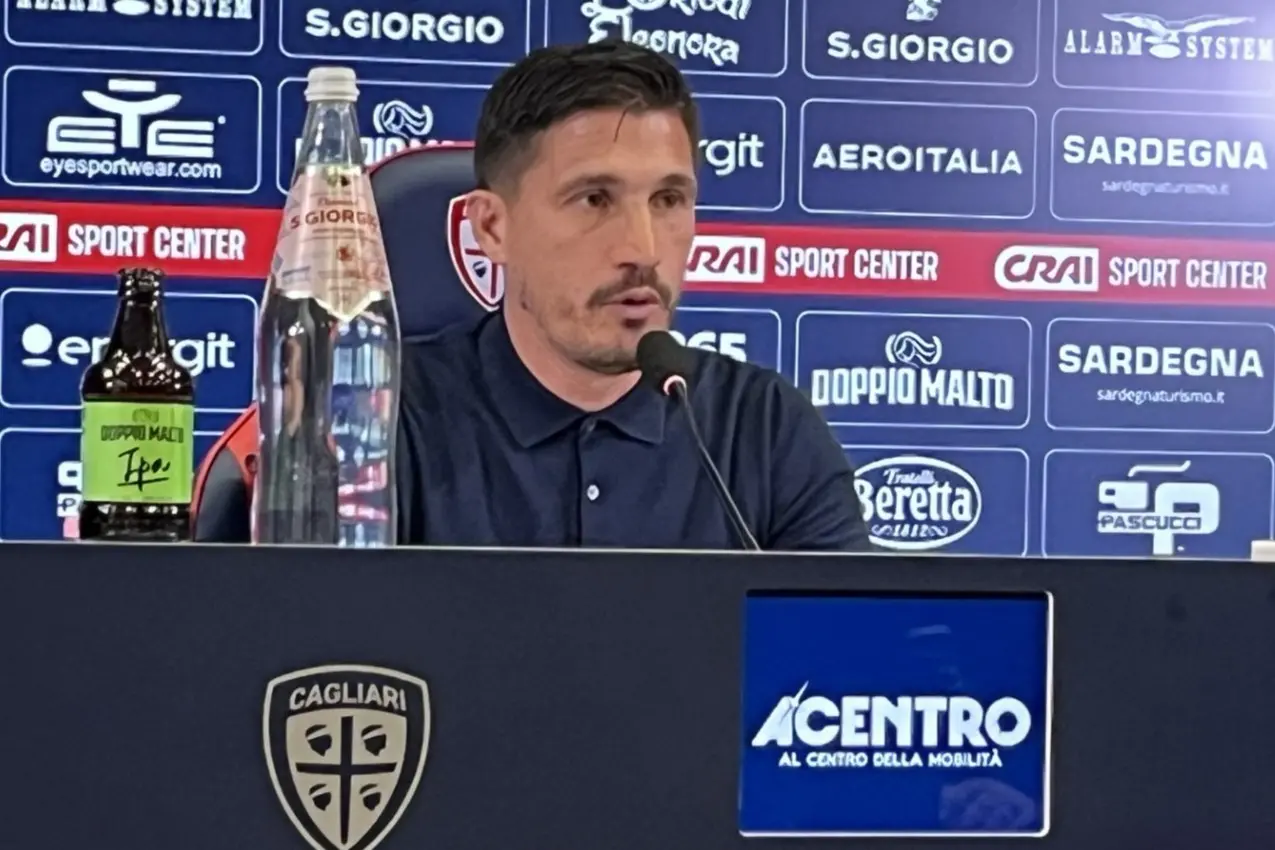 Fabio Pisacane in conferenza stampa