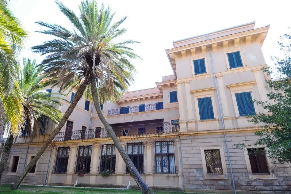 Villa Bellavista, sede del Parco Geominerario (Archivio Unione Sarda)