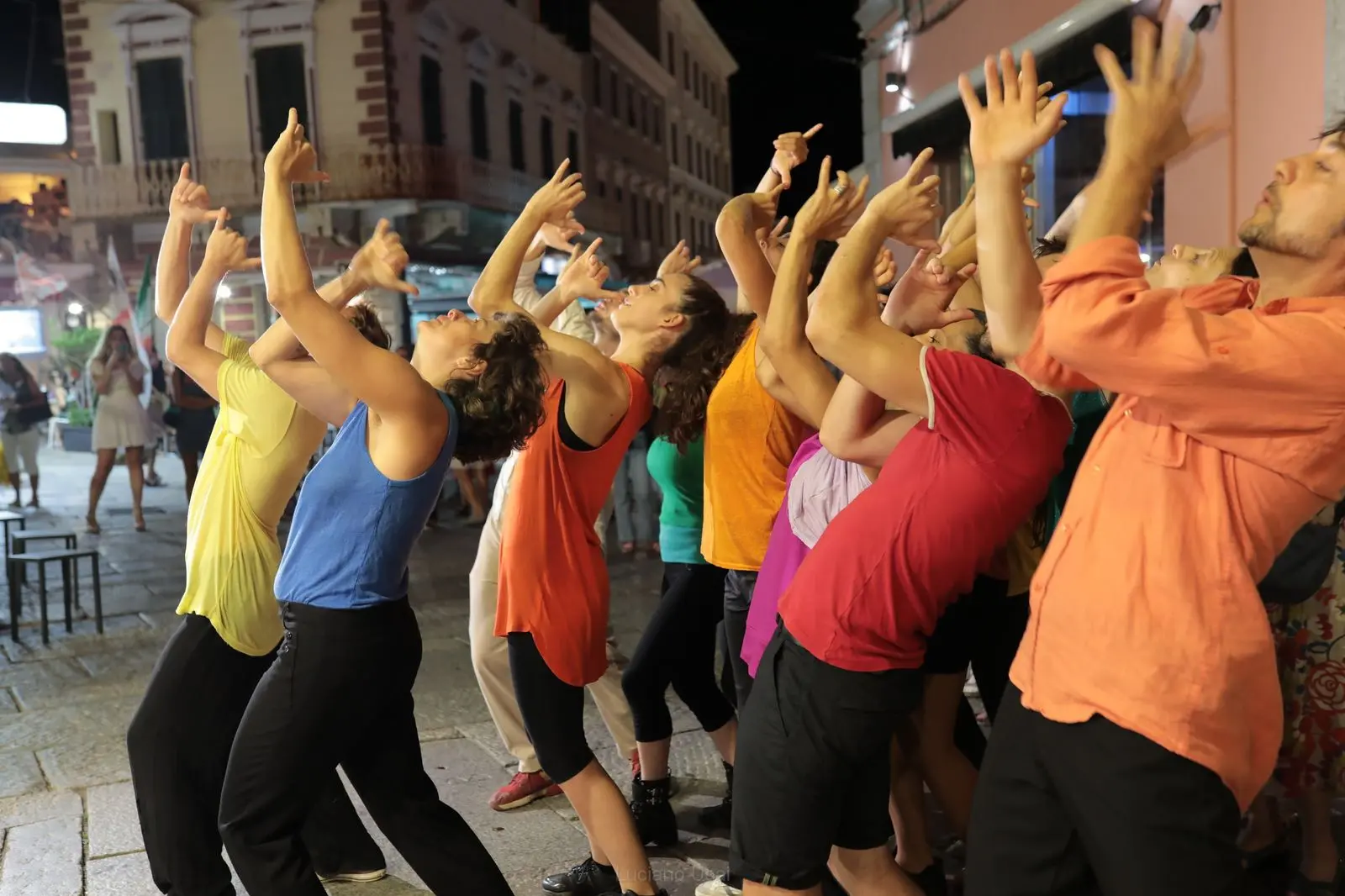 Una performance di Be in the move a La Maddalena