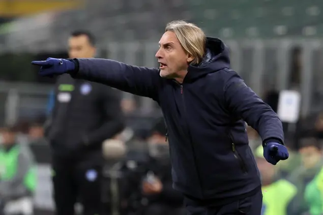 Davide Nicola in Milan-Cagliari (foto Ansa)