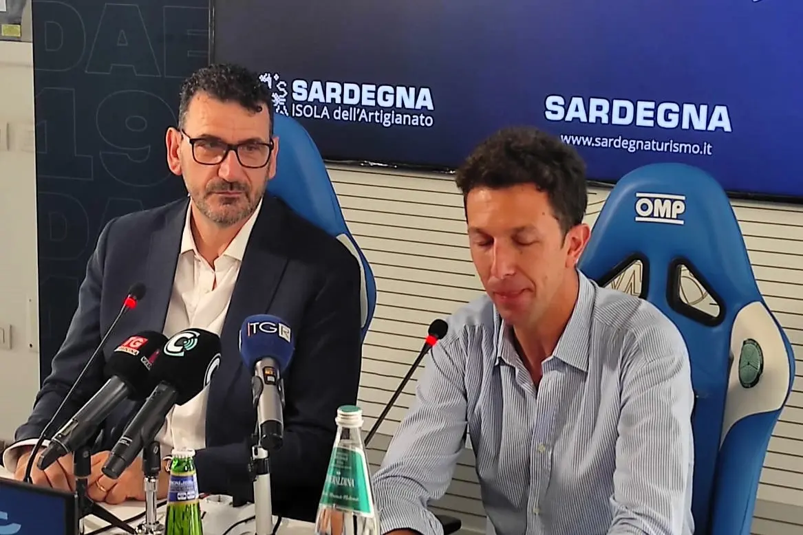 Il ds Mauro Sartori e il dg Jack Devecchi (foto G. Marras)