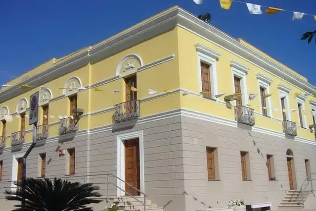 Sinnai, la sede della biblioteca (foto Serreli)