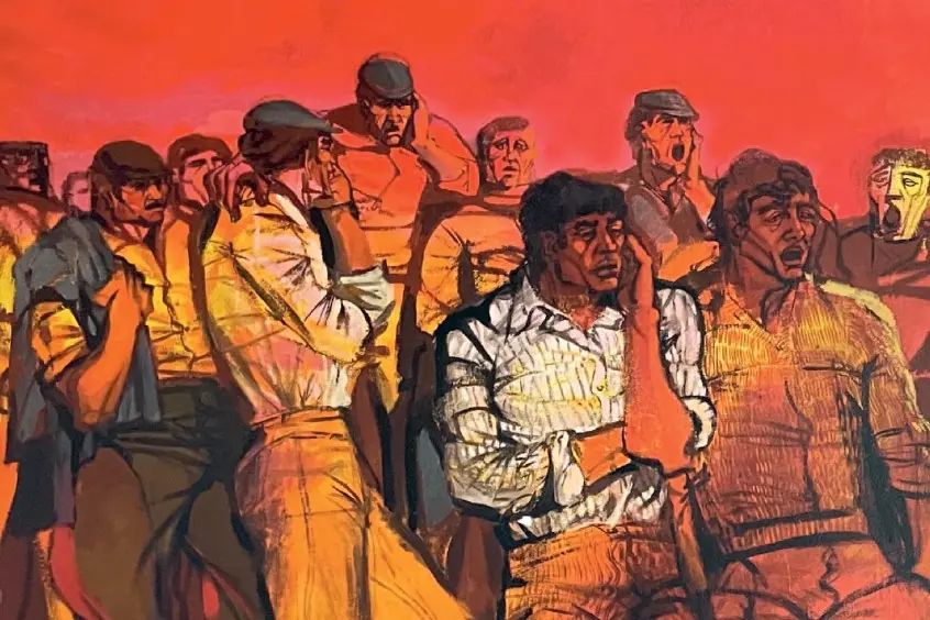 Particolare di un'opera di Liliana Cano