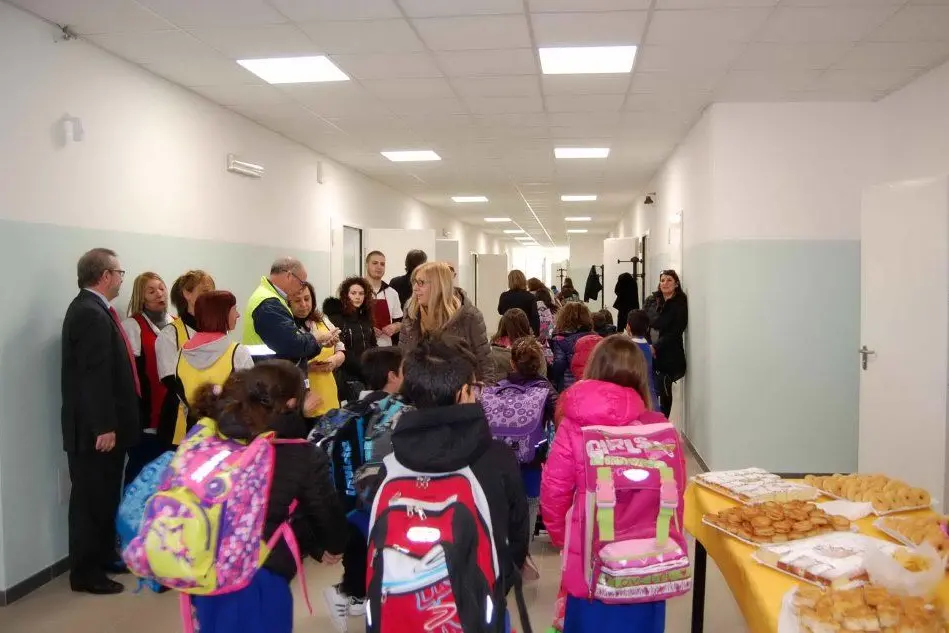 I locali rinnovati delle elementari di Mogoro