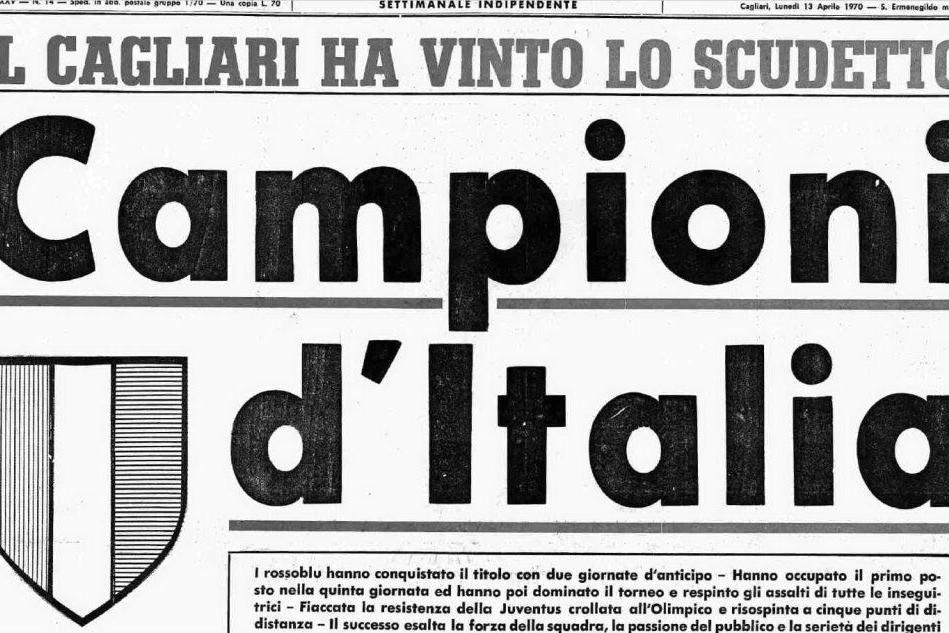#AccaddeOggi: 12 aprile 1970, il Cagliari vince lo scudetto