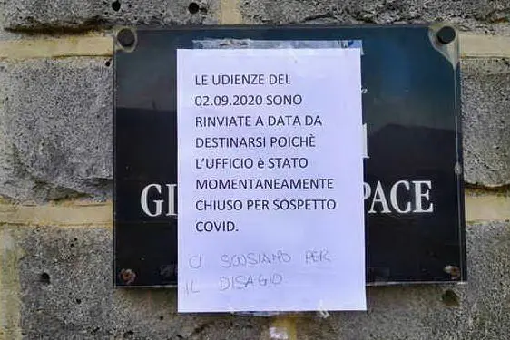 Il cartello un via Tirso (Foto E.Sanna)