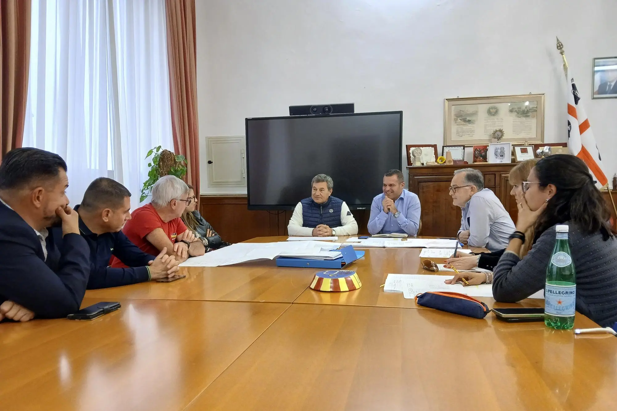 Il vertice in Comune (foto concessa dal Comune)