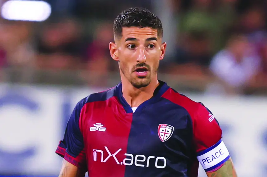 Alessandro Deiola, centrocampista del Cagliari (foto Fabio Murru)